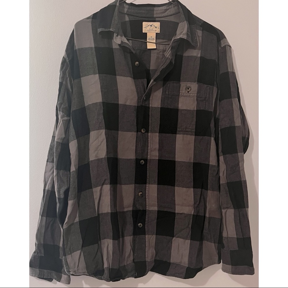 Men’s Blue Mountain flannel button down shirt